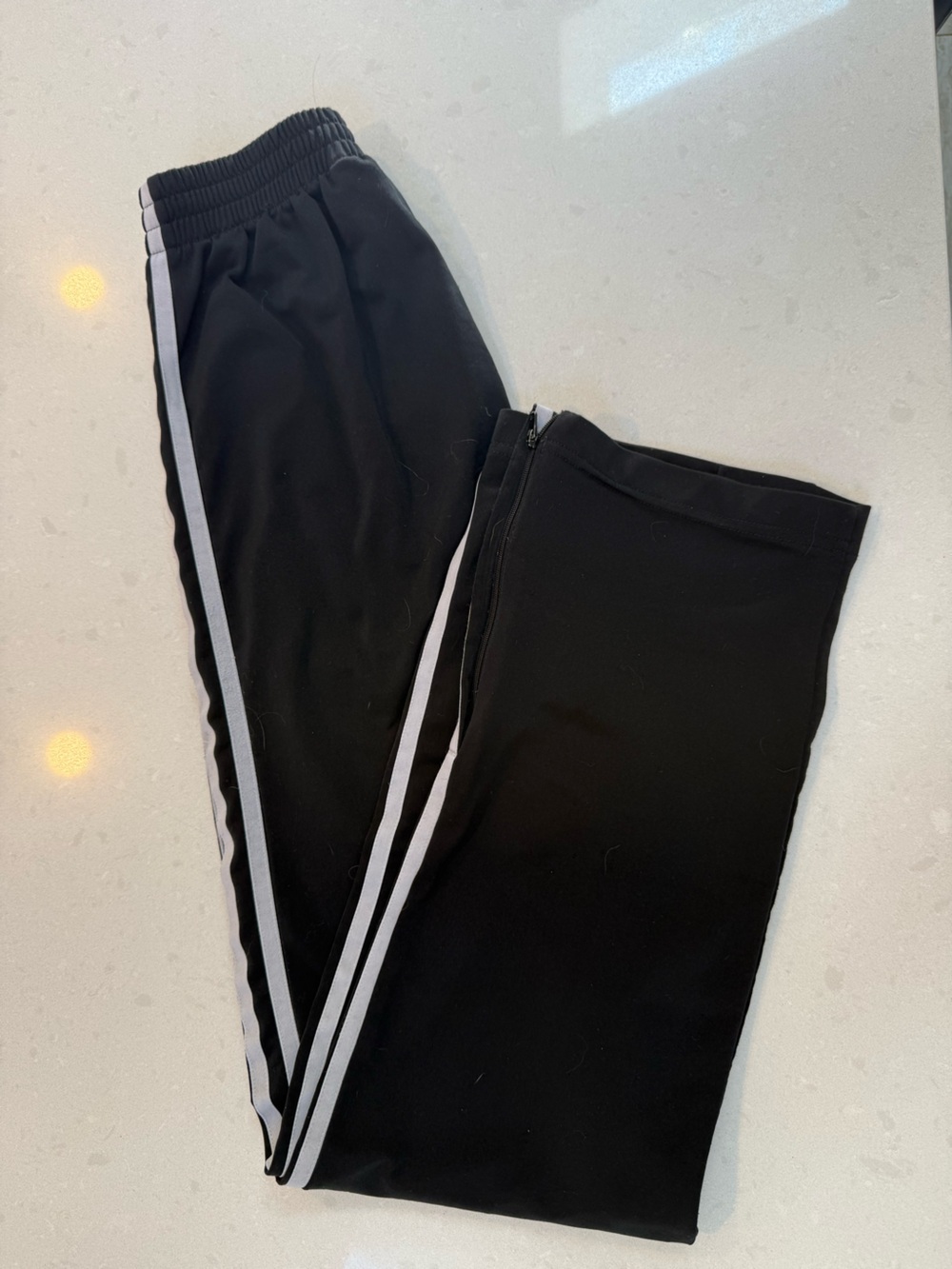 Adidas Black Uncuffed Pants